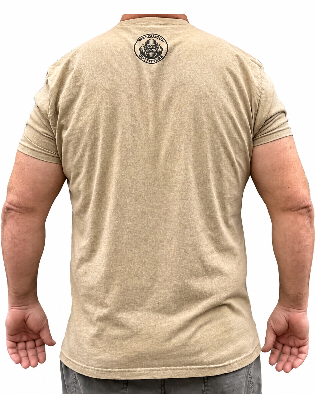 Wasquatch Outfitters T-Shirt Back White BG